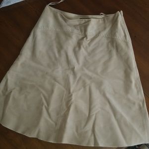 Loro Piana Tan A-Line Skirt